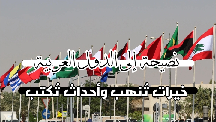 نصيحة إلى الدول العربية خيرات تُنهب وأحداث تُكتب